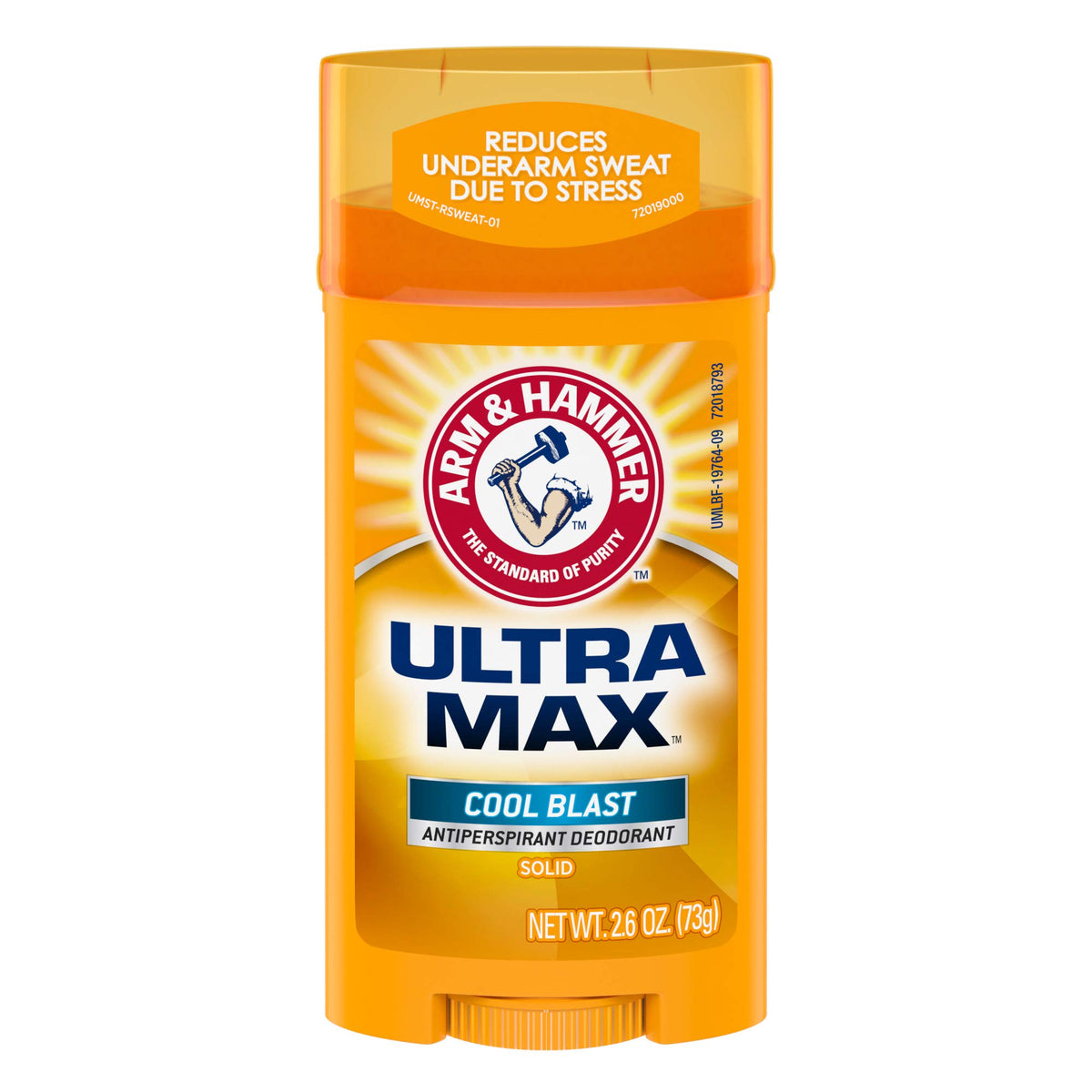 Arm & Hammer Ultra Max desodorante sólido con aroma fresco e intenso.