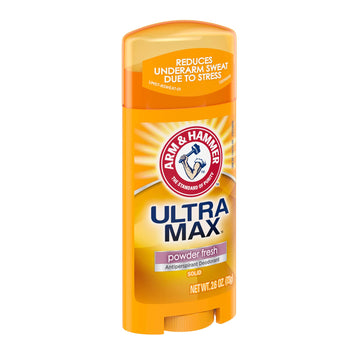 Arm & Hammer Ultra Max odor-control visual emphasizes baking soda power.