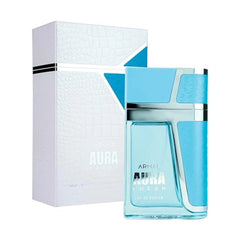 Armaf Aura Fresh botella frontal con aroma duradero para uso diario