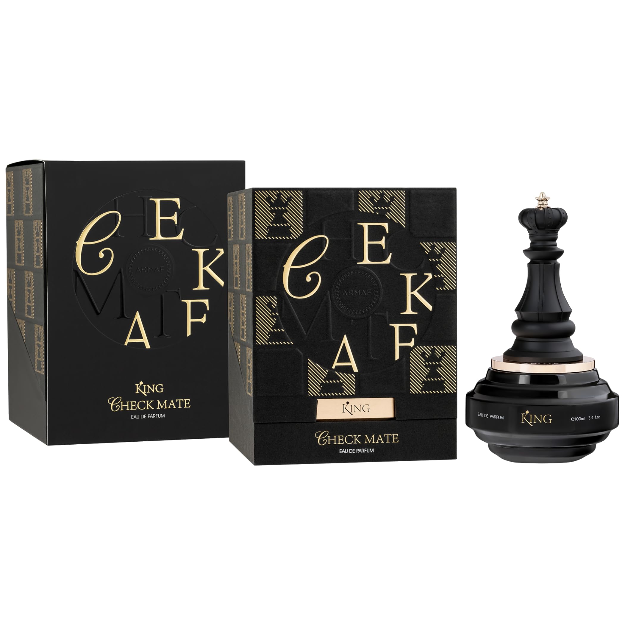 Armaf Checkmate King, atomizador práctico para aplicación suave