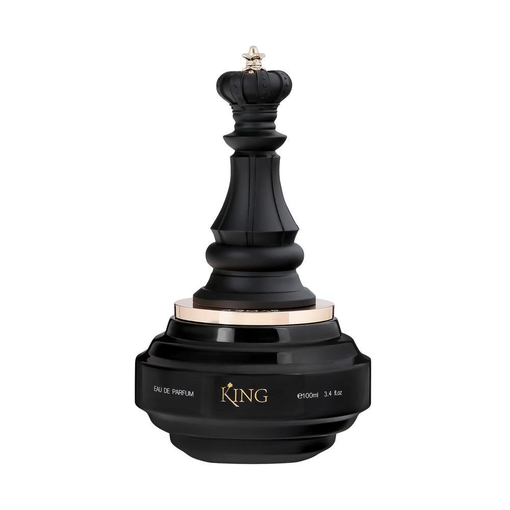 Armaf Checkmate King, botella de perfume: aroma duradero para noches elegantes