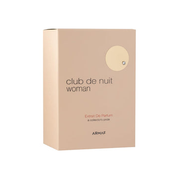 Close-up of Armaf Club De Nuit 2.37 Extrait cap and glass for long-lasting allure.