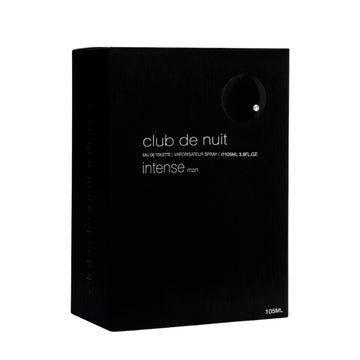 Armaf Club de Nuit Intense Man, aplicación en muñeca para notas duraderas.