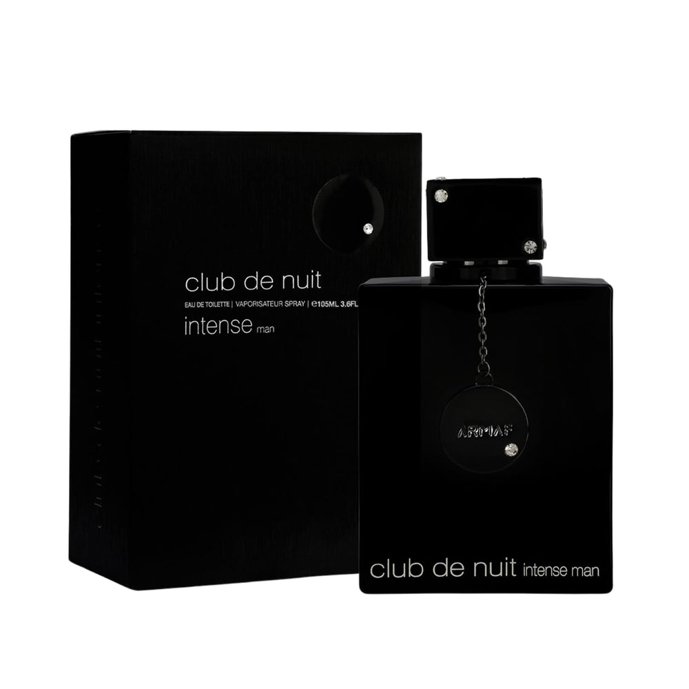 Armaf Club de Nuit Intense Man, botella frontal para una presencia elegante.