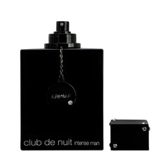 Armaf Club de Nuit Intense Man, detalle del frasco que transmite lujo.