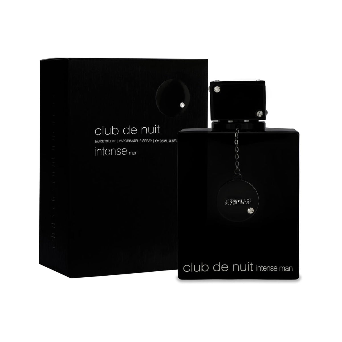 Armaf Club de Nuit Intense Man, frasco elegante para uso diario.