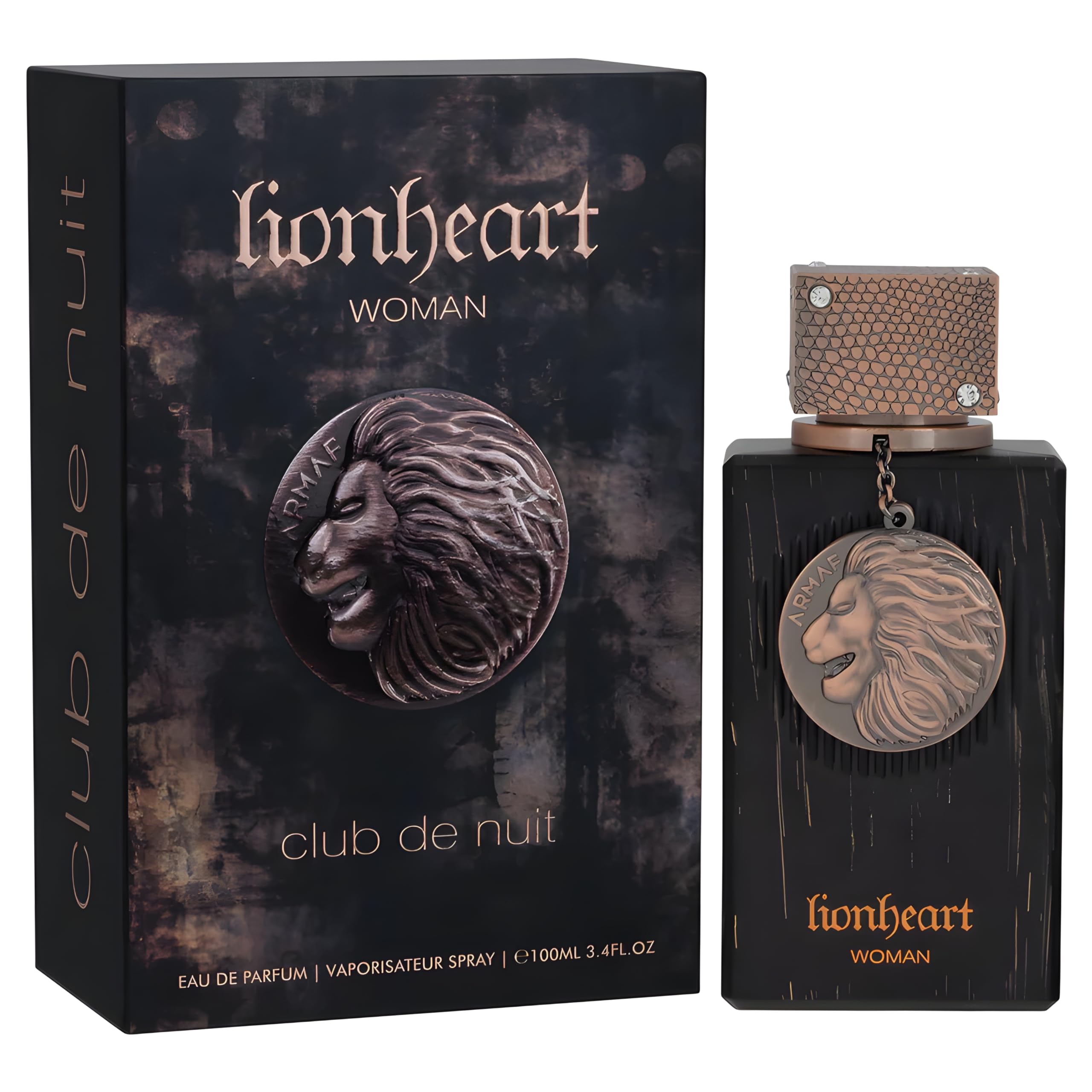 Armaf Club De Nuit Lionheart Mujer, notas lavanda y vainilla para apertura fresca y envolvente.