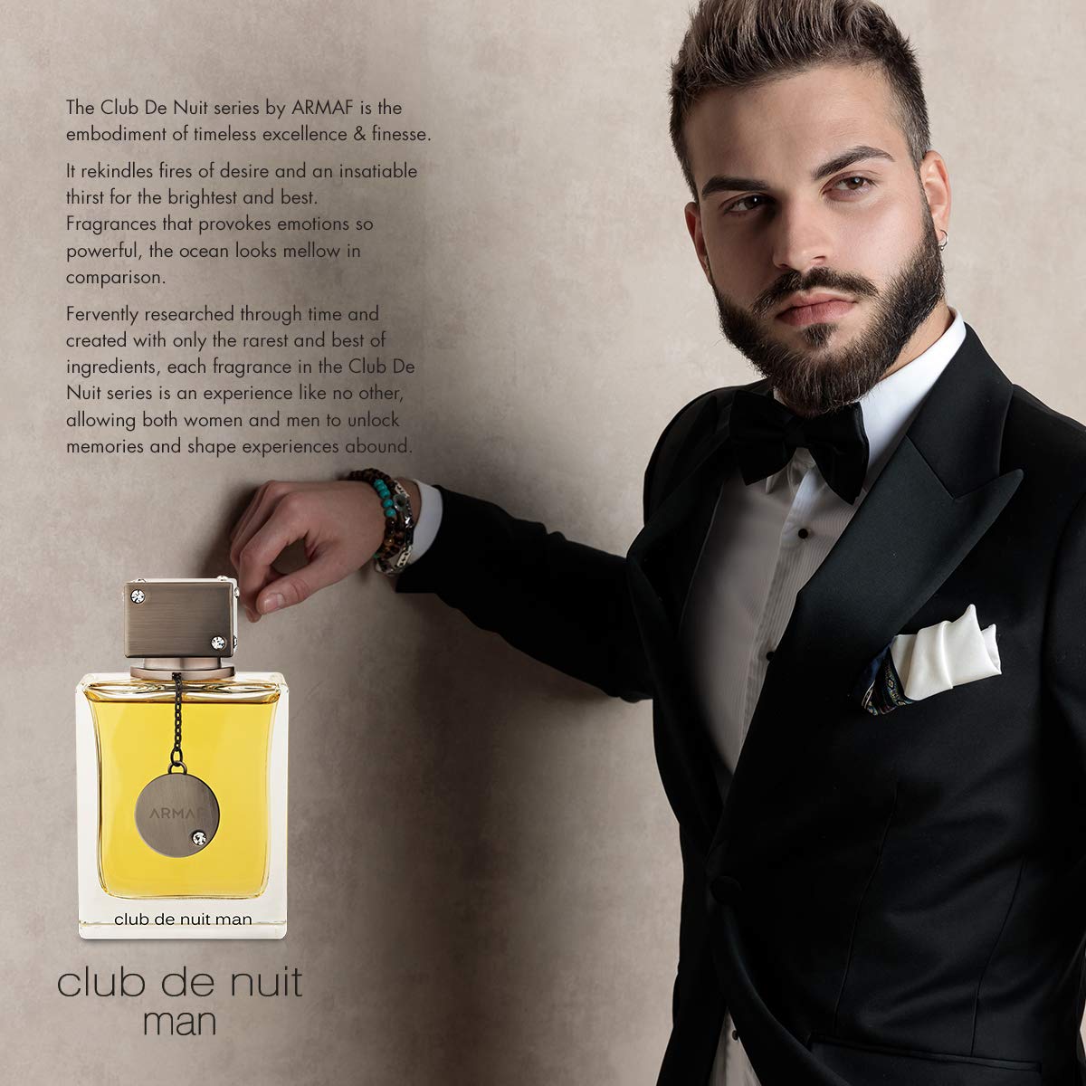 Armaf Club de Nuit Man, tapa cerrada, diseño compacto para llevar conmigo.