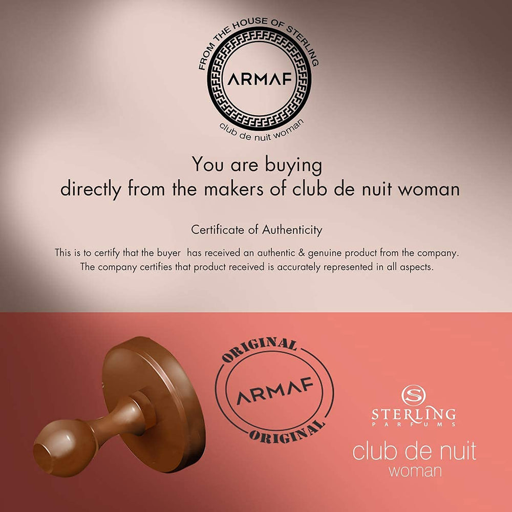 Armaf Club de Nuit Mujer larga duracion