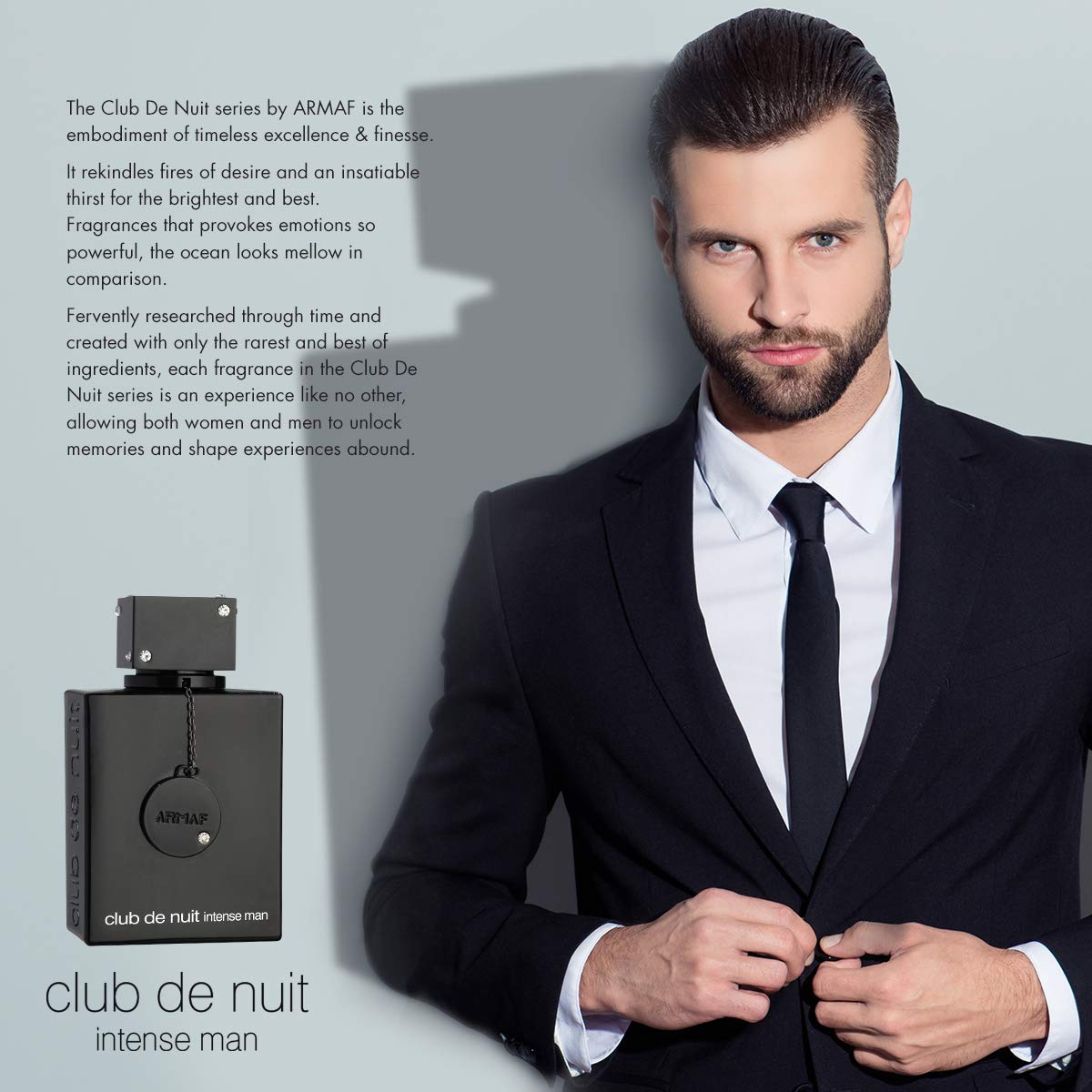 Armaf Club Night Intense base notes image emphasizes musk and vanilla warmth