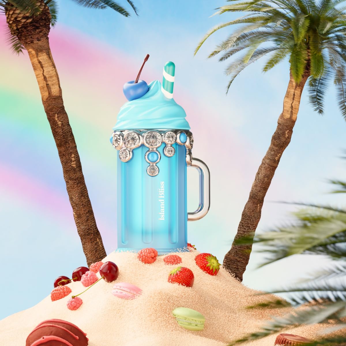 Armaf Delights Island Bliss lirio de agua para aroma suave.