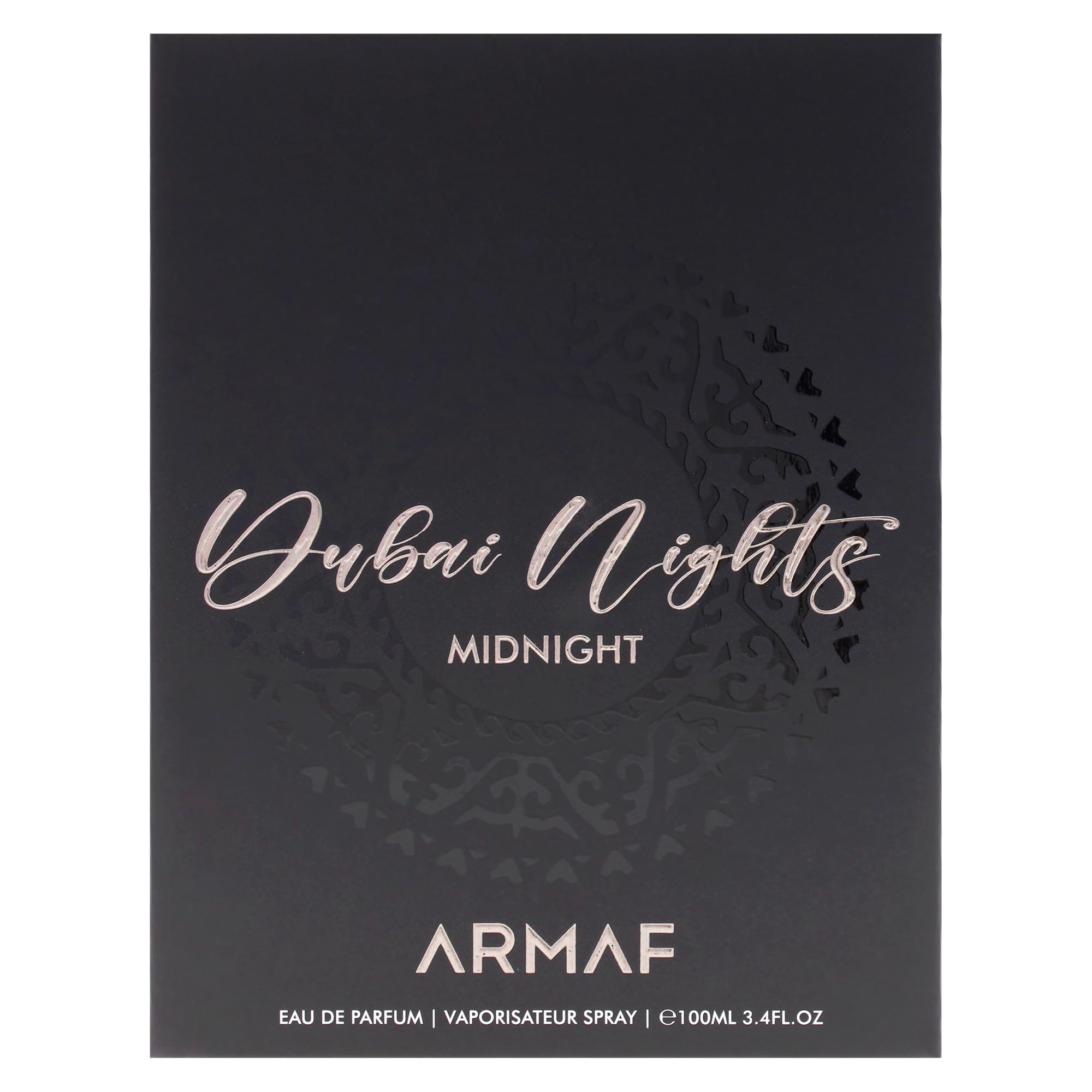 Armaf Dubai Nights Midnight, caja regalo con presentación sofisticada para ocasiones especiales.