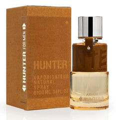 Armaf Hunter, frasco con tapa refinada, estela suave para ocasiones.