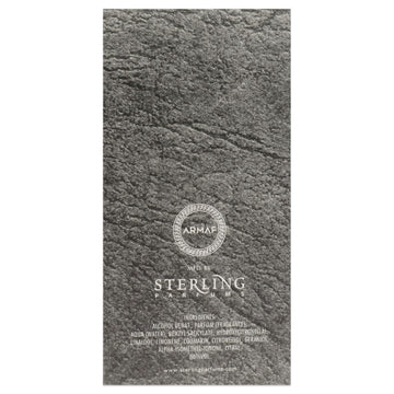 Armaf Hunter Intense, nota base de pimienta negra y cardamomo, aroma especiado y cálido.