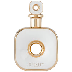 Frasco de Armaf Infinity para Mujeres, diseño elegante para realzar la confianza diaria.