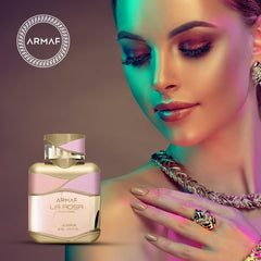 Armaf La Rosa Pour Femme, notas de salida cítricas para apertura fresca