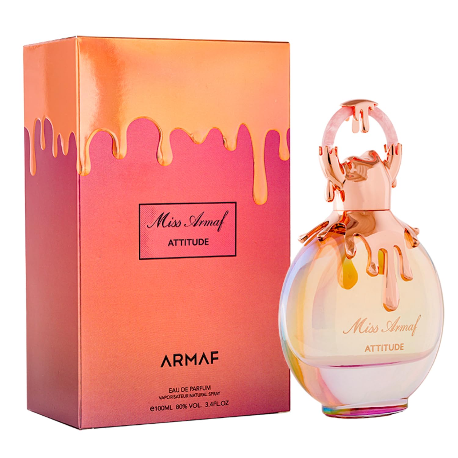 Armaf Miss Armaf Attitude, embalaje elegante, ideal para regalo o exhibición en tienda.
