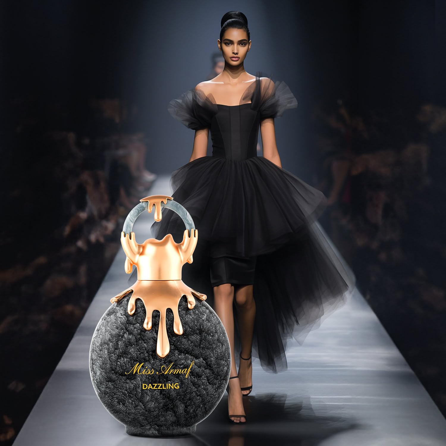 Armaf Miss Armaf Dazzling, embalaje reluciente, regalo elegante para ocasiones especiales.