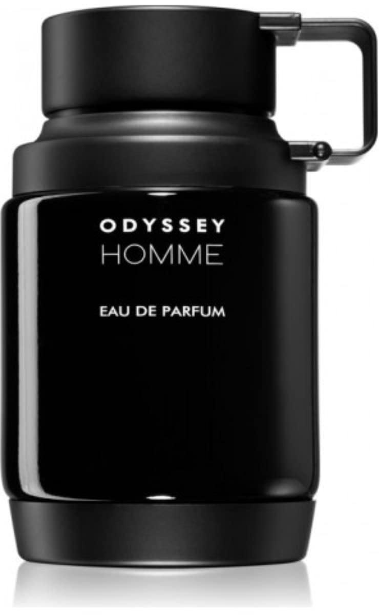 Armaf Odyssey Homme, vista de la caja, empaque premium para regalo.
