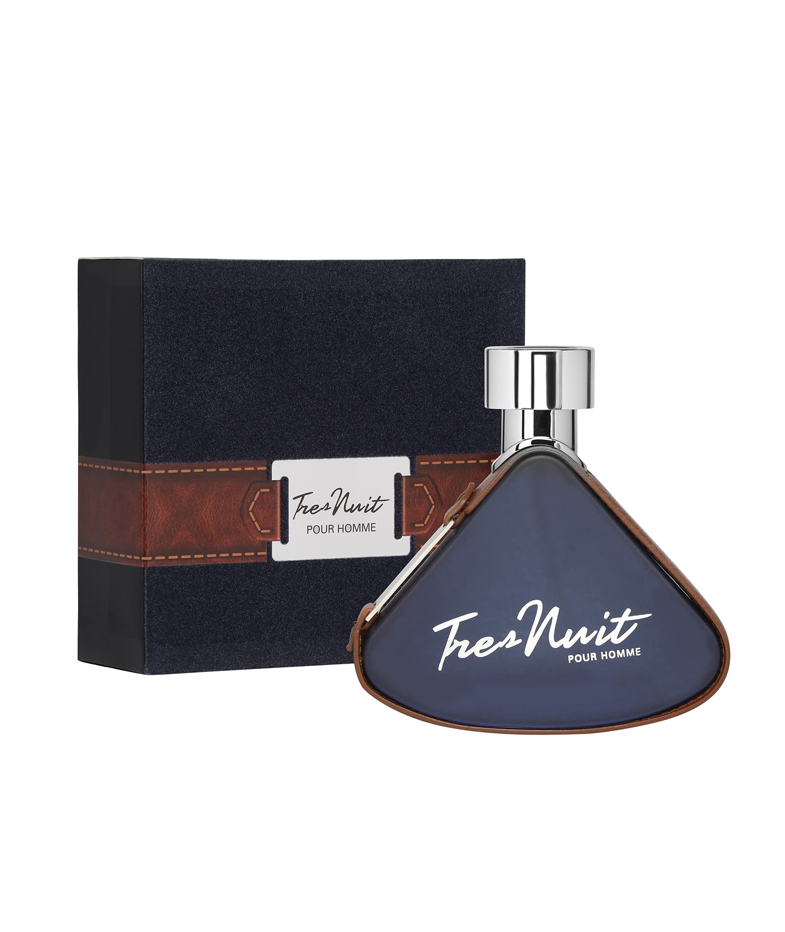 Armaf Tres Nuit Pour Homme, botella de 100 ml, fragancia para uso diario y elegante.