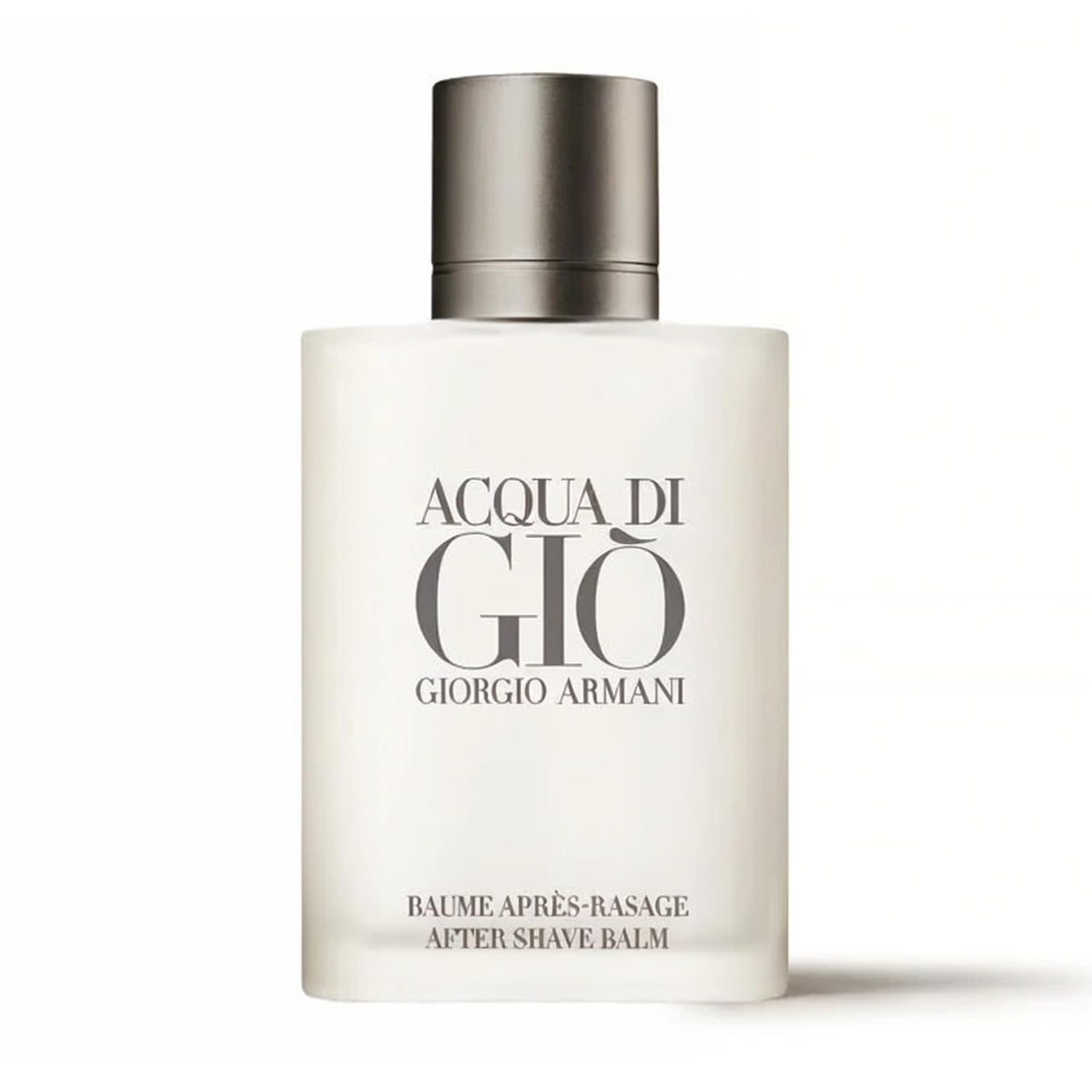 Armani Beauty Acqua di Gio bálsamo post-afeitado: botella elegante para hidratación suave tras el afeitado.