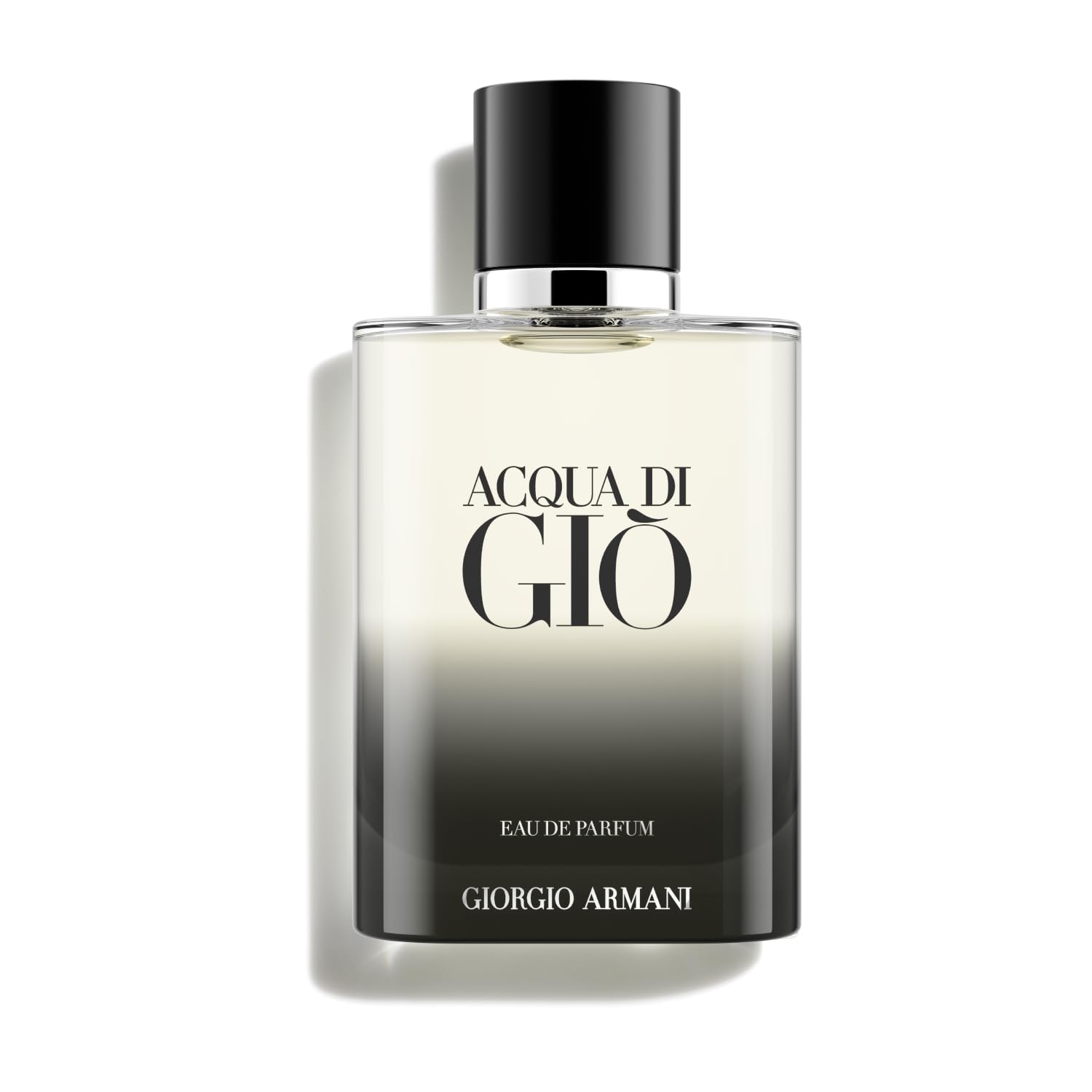 Armani Beauty Acqua di Gio: botella frontal elegante para hombre.