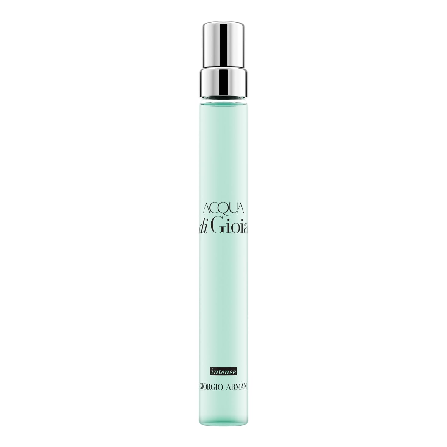 Armani Beauty Acqua Di Gioia Intensa, botella redonda, aroma floral cítrico para mujer.