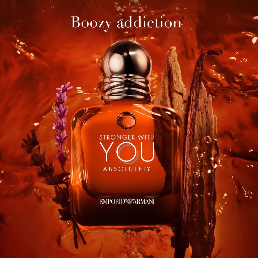 Armanibeauty Stronger with You Absolutamente, detalle lavanda para un aroma refinado.