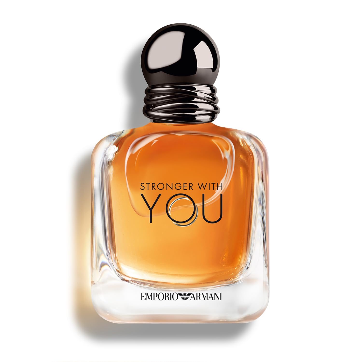 Armani Beauty Stronger With You, botella frontal, ideal para uso diario y encuentros casuales.