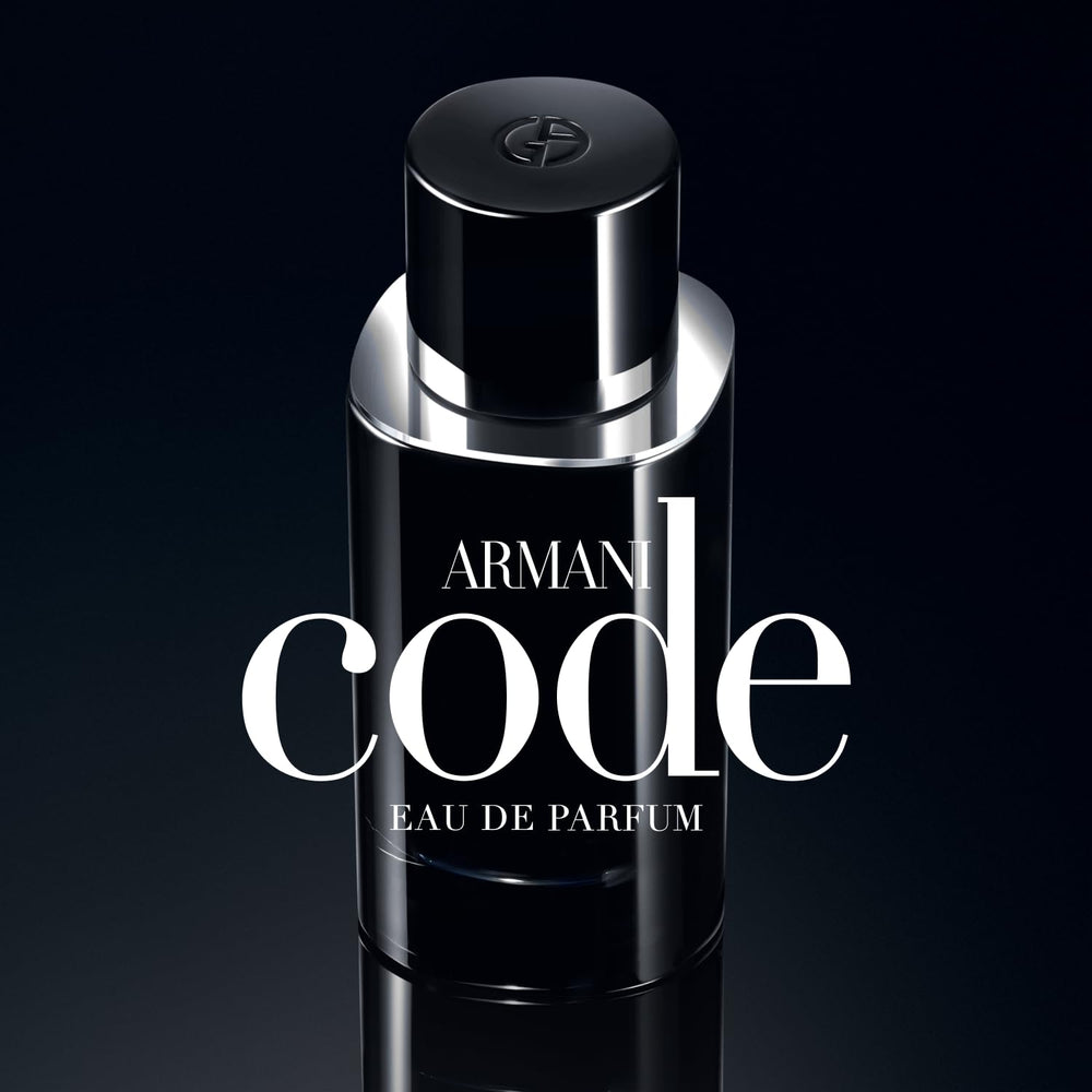 Armani Code EDP, empaque dorado, regalo sofisticado para él.