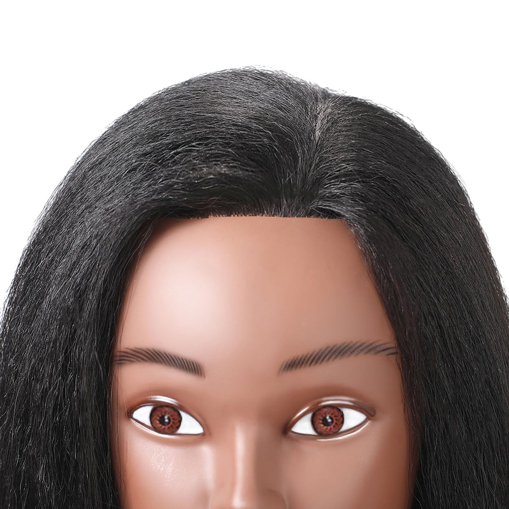Armmu cabeza de maniquí para trenzas y diseño de peinados
