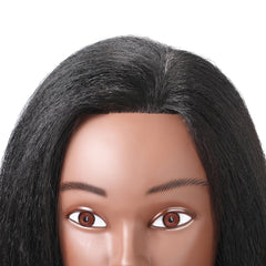 Armmu cabeza de maniquí para trenzas y diseño de peinados