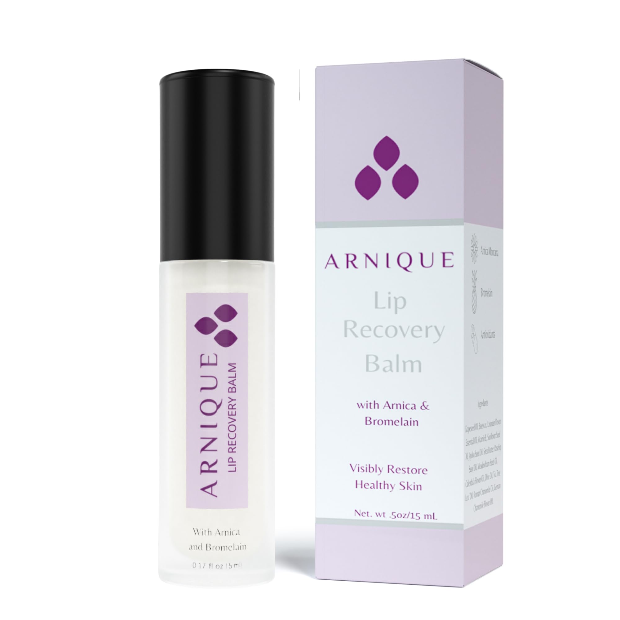 Arnique aplicación relajante durante procedimientos cosméticos para labios.