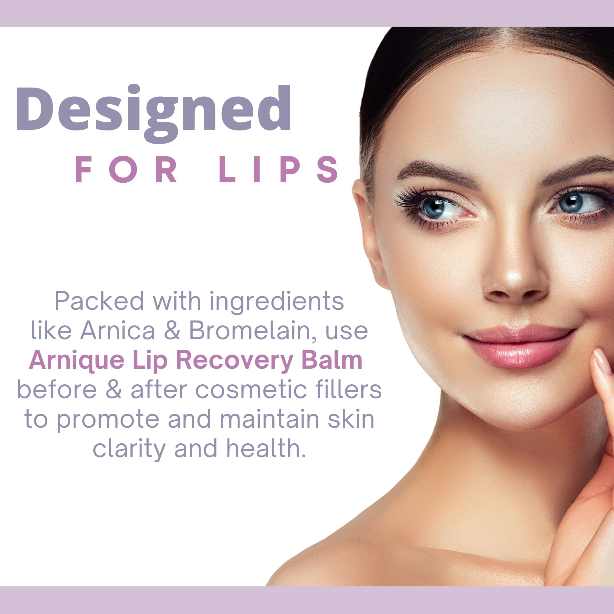 Arnique balsamo labial ultra hidratante para uso antes y después de tratamientos.