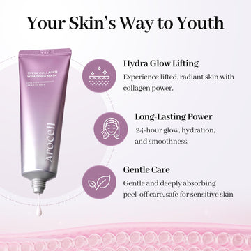 La mascarilla AROCELL OFFICIAL ayuda a refinar poros y suavizar la piel