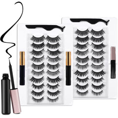 AROIC pestanas imantadas kit 20 estilos para un look natural y versátil