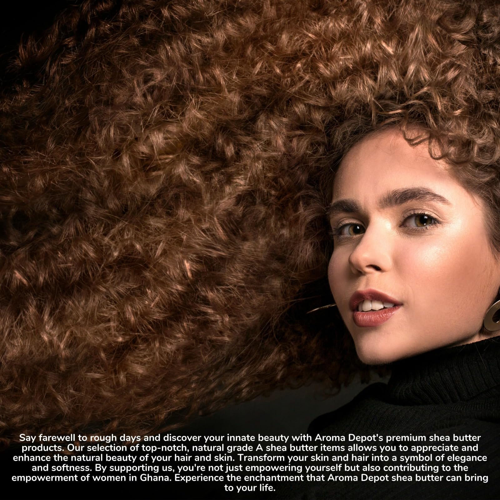 Aroma Depot Manteca de Karité Cruda cuida labios con hidratación natural.