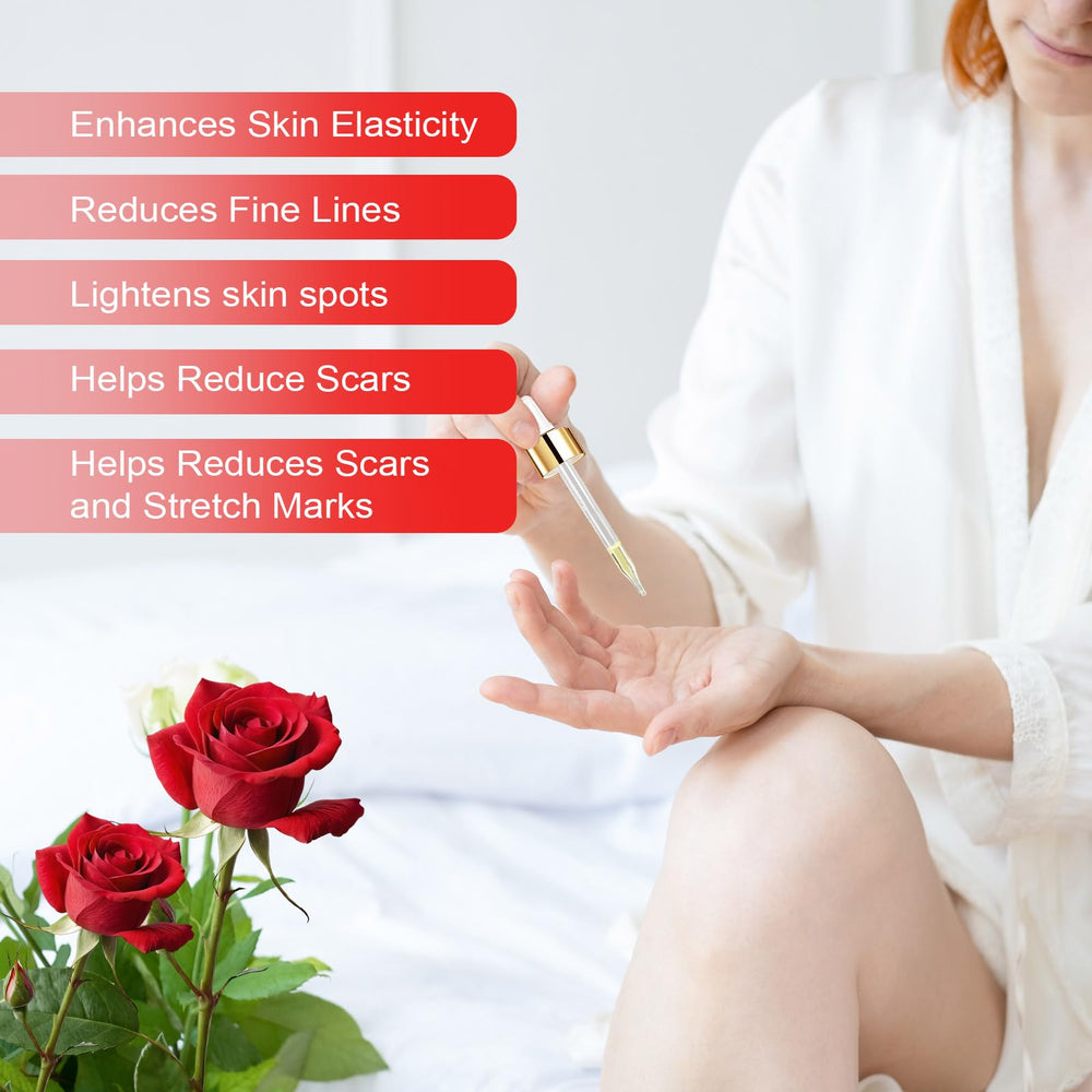 Aroma suave a rosas para experiencia relajante con Rosa Vitamina E.