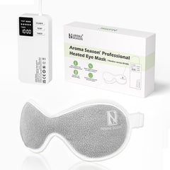 Aroma Season mascarilla ocular calor y vibración con batería recargable para uso prolongado