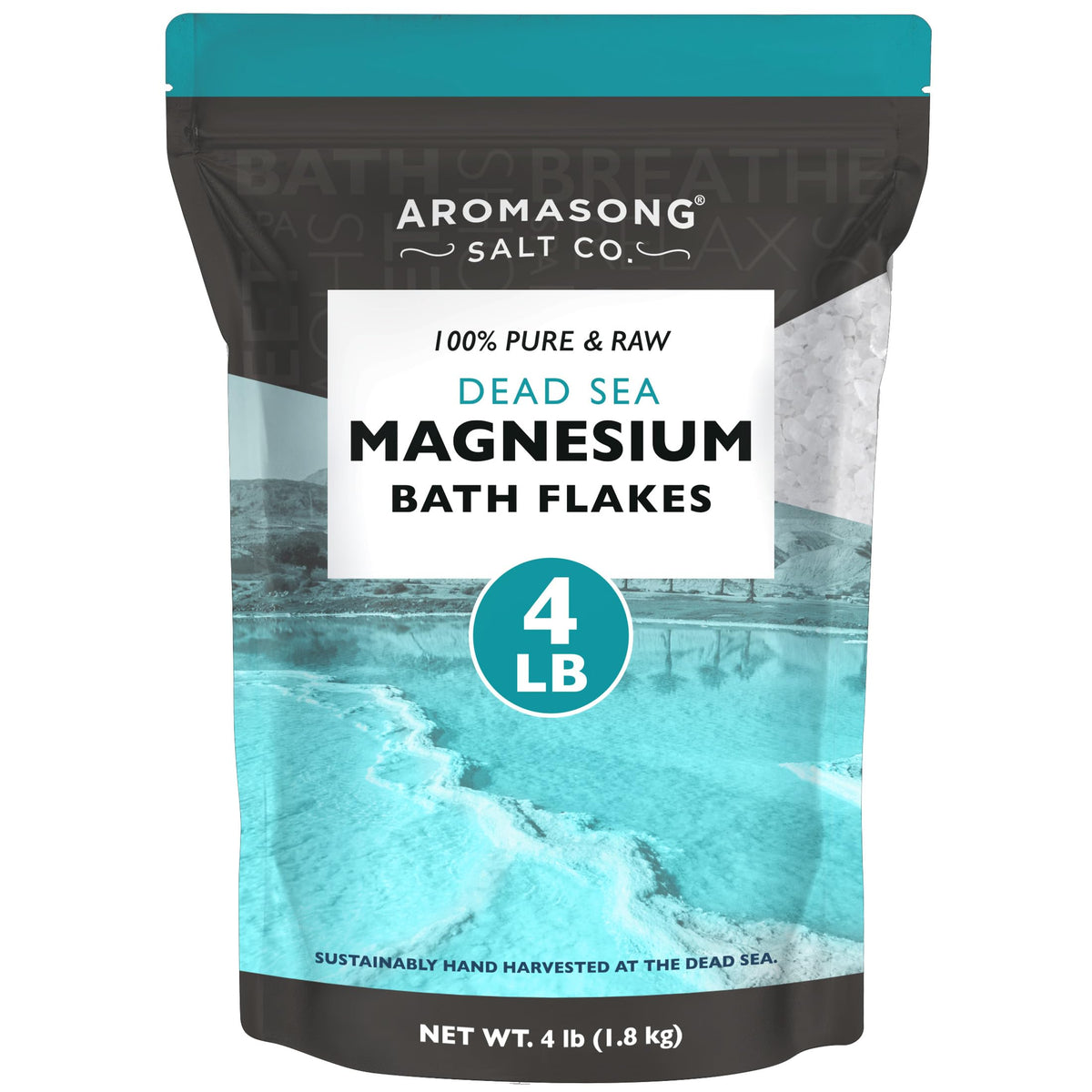 Aromasong magnesio en escamas para baño, relajar músculos y mente durante el ritual