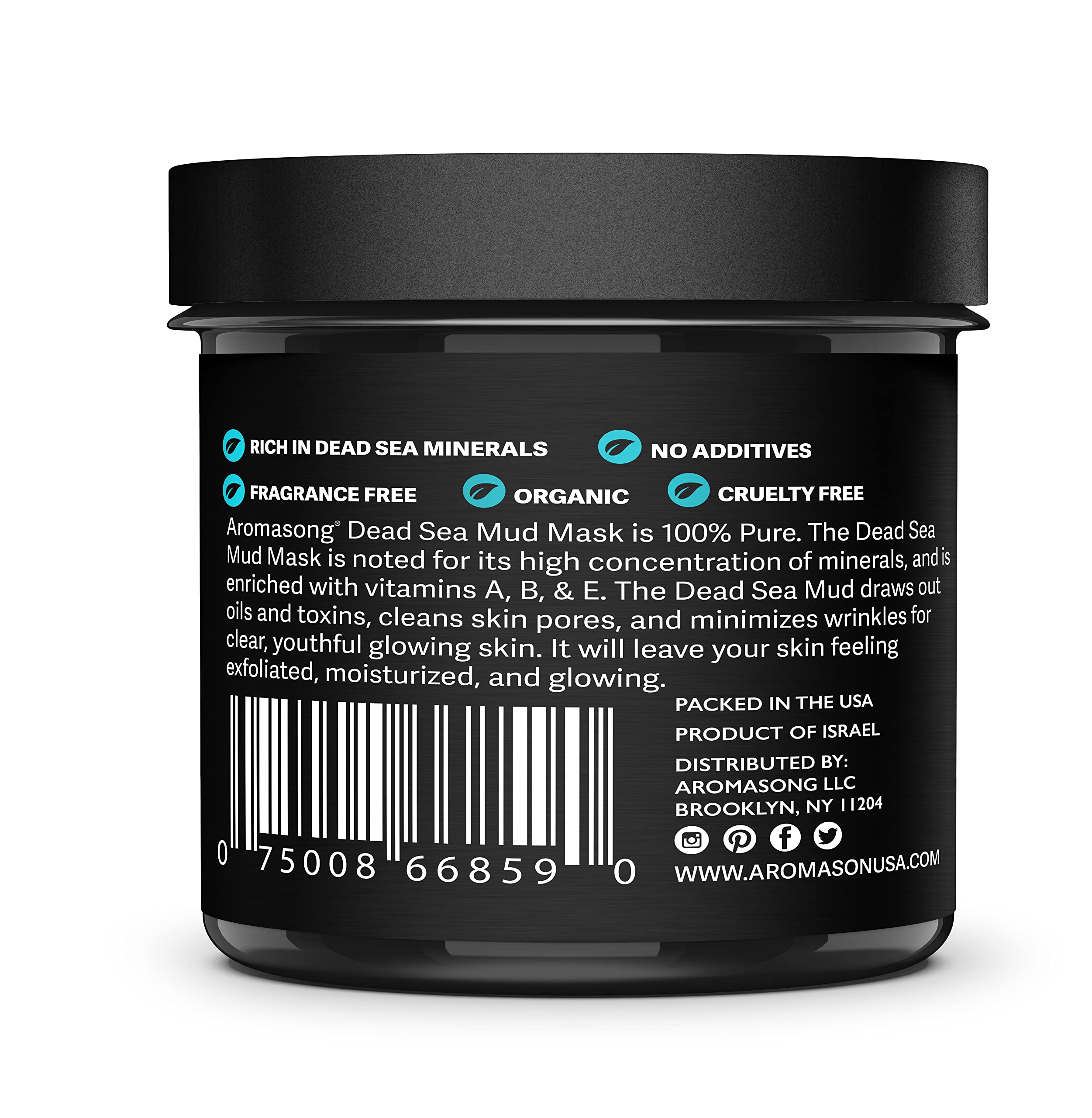 Mascarilla para rostro y cuerpo de Aromasong, uso spa en casa.