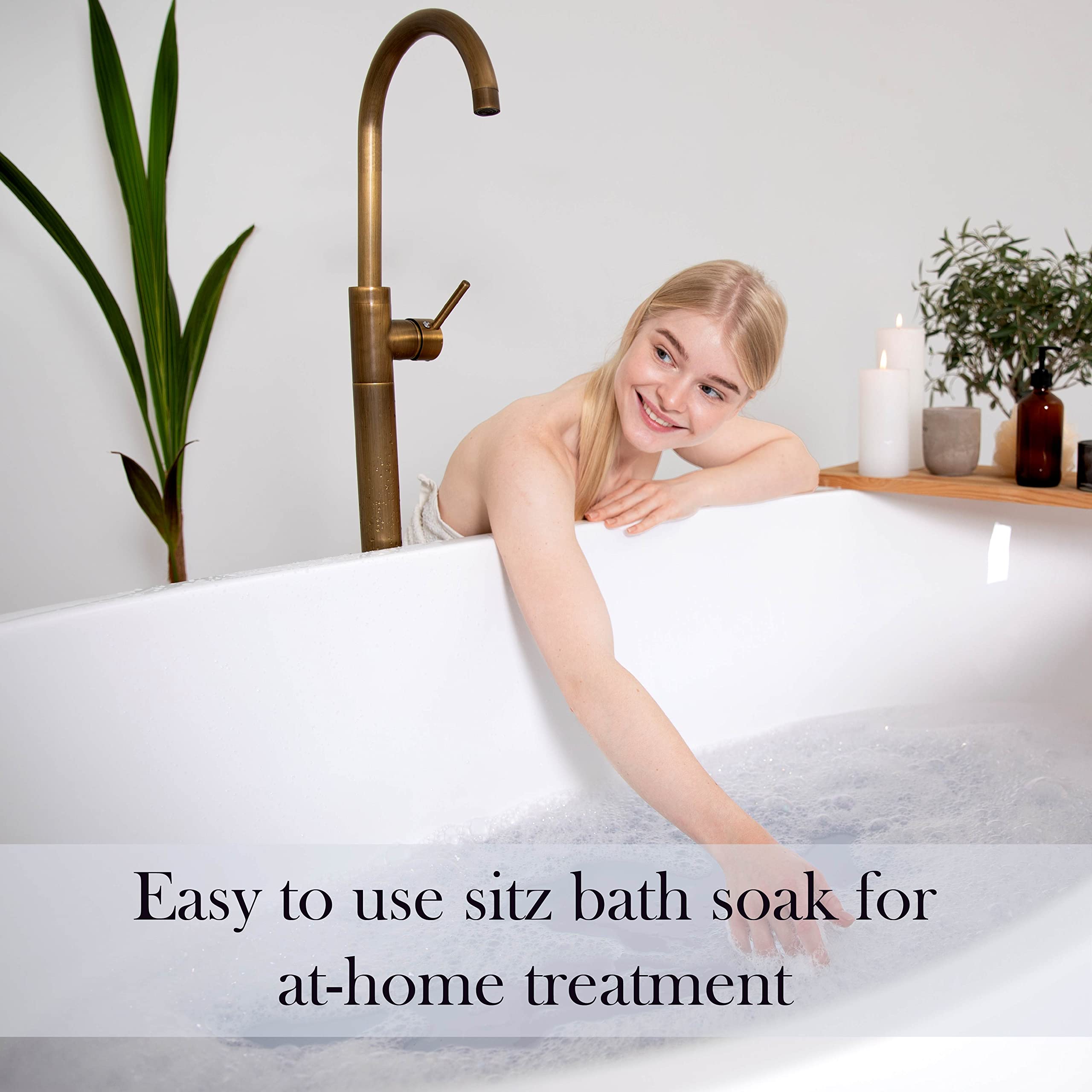 Aromasong Sitz Bath medidas simples para preparar baño de asiento
