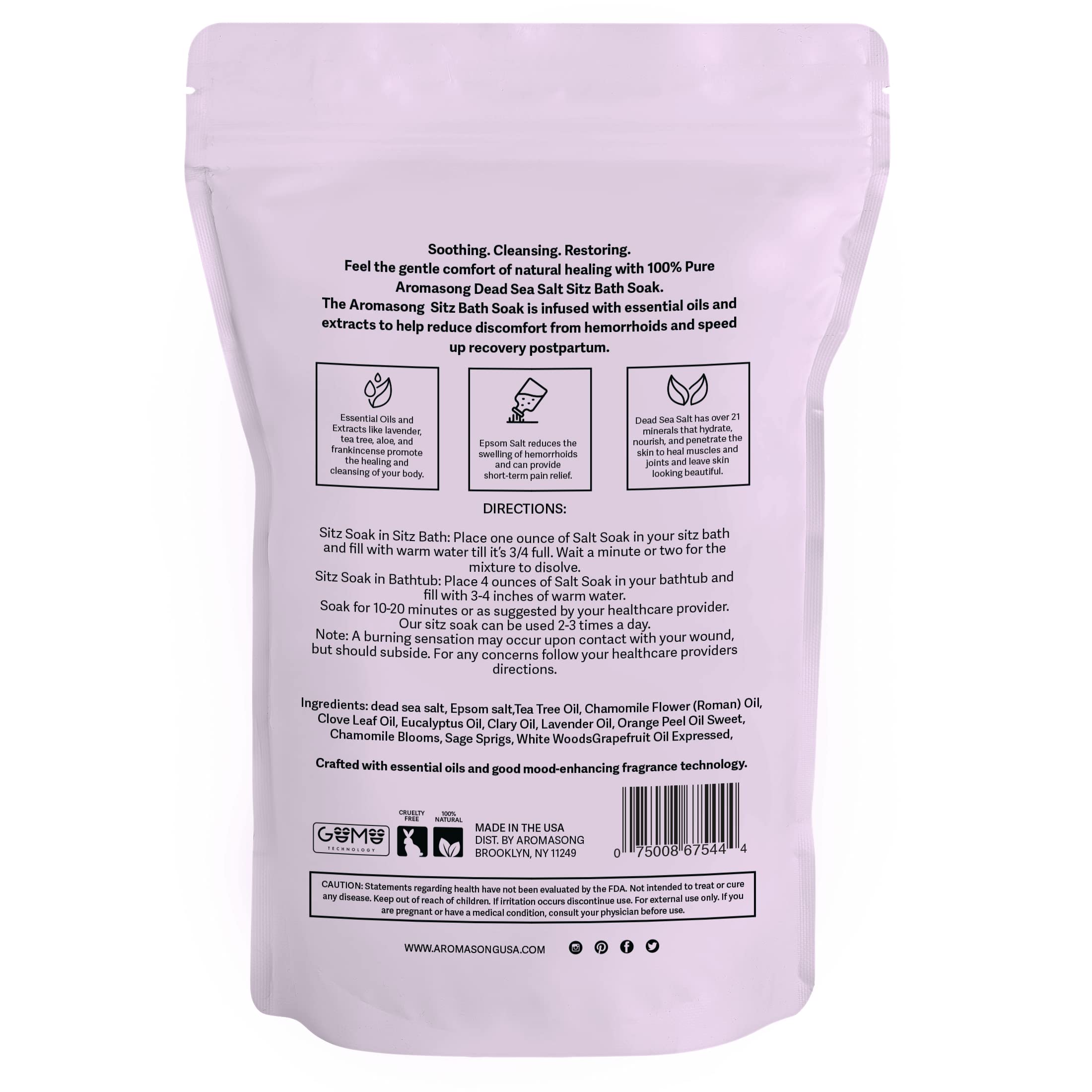 Aromasong Sitz Bath uso en casa para relajación diaria