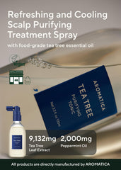 AROMATICA Tónico Purificante de Árbol de Té con atomizador para aplicación precisa.