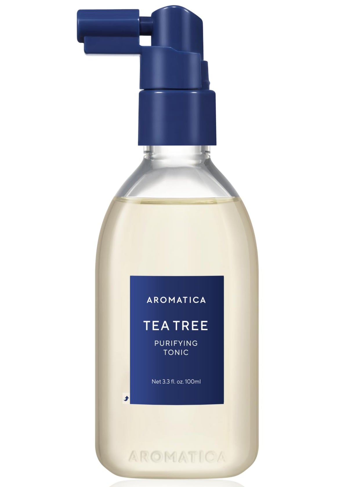 AROMATICA Tónico Purificante de Árbol de Té en botella para controlar la grasa capilar.