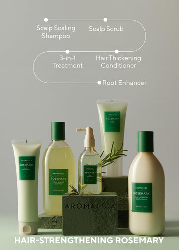 AROMATICA Romero Aplicación Cabello: aplicación suave para distribuir el producto