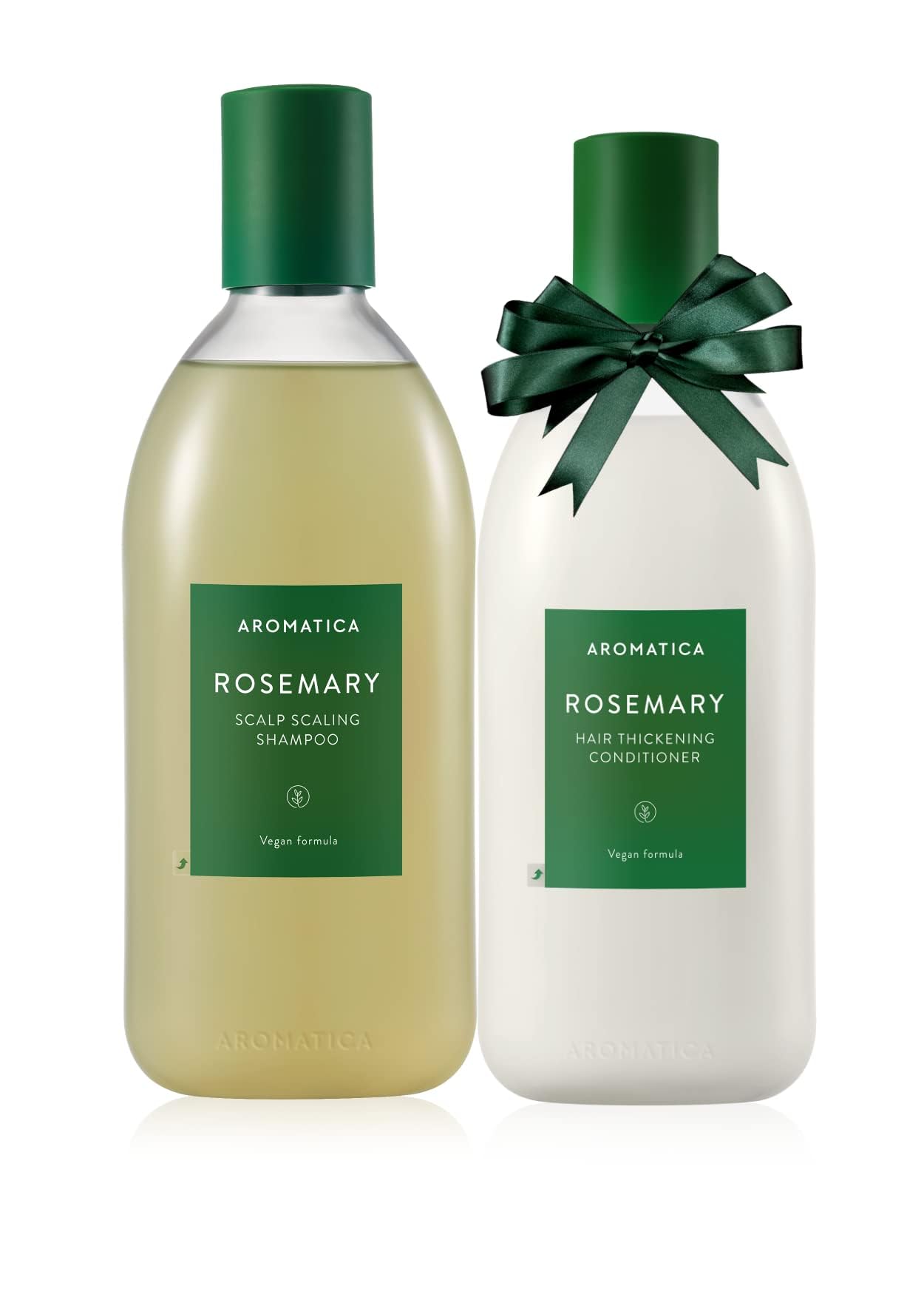 AROMATICA Romero Shampoo botella: revitaliza cuero cabelludo y brillo natural