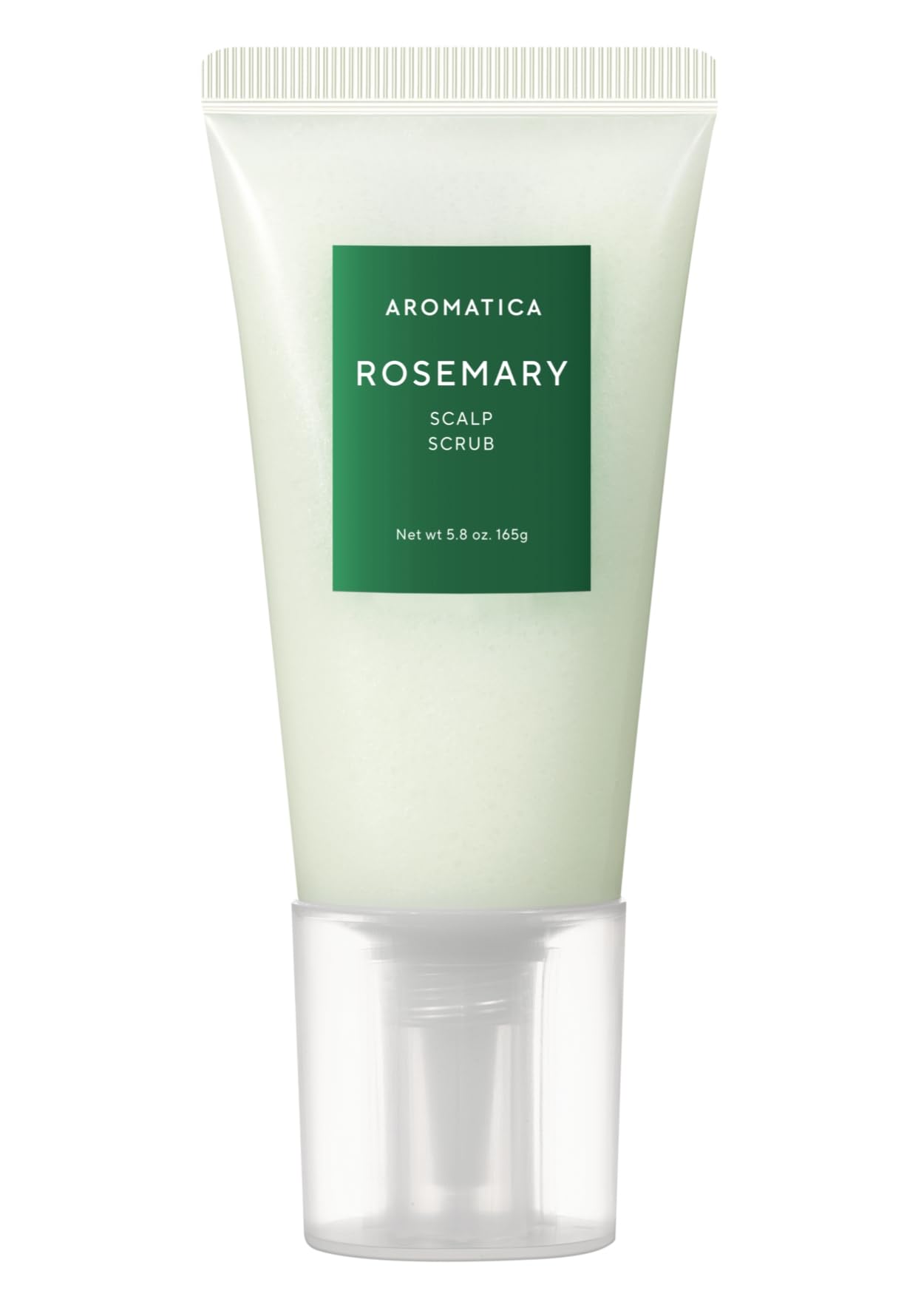 AROMATICA Rosemary Scalp Scrub bottle for refreshing scalp care and oil control