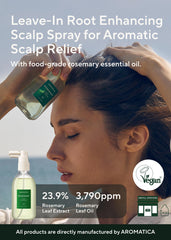 AROMATICA spray para crecimiento capilar aplicación fácil para uso diario