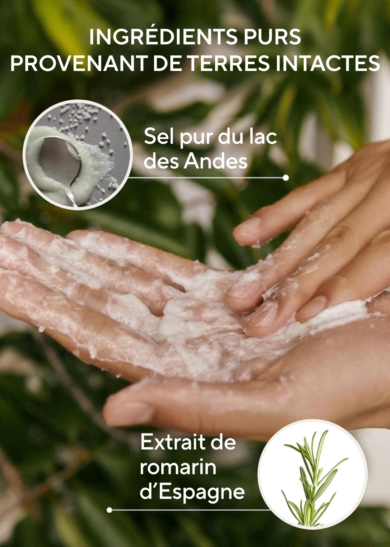 AROMATICA textura con granulos de sal para exfoliación suave